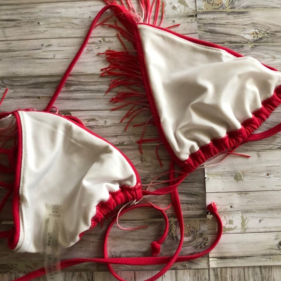 VICTORIAS SECRET FRINGE BIKINI TOP! - Picture 6 of 7